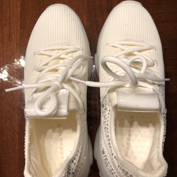 Madden Girl Off White Sneakers Women’s US Size 8 - Picture 5 of 10